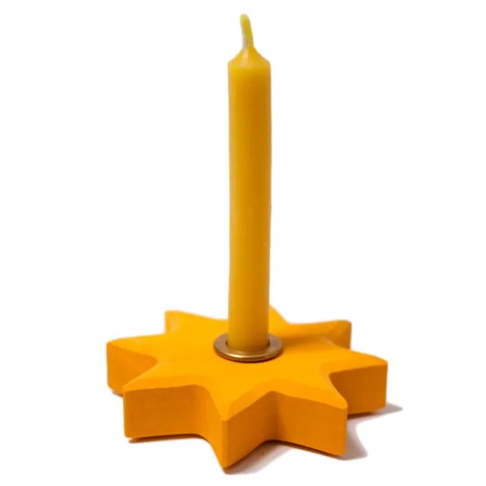 Soporte de madera estrella para figuras y velas - Grimm's