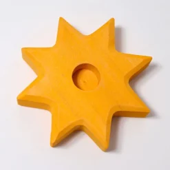 Soporte de madera estrella para figuras y velas - Grimm's