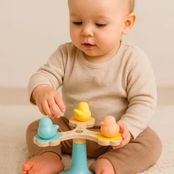 Spinner de madera y silicona con ventosa Baby Spini - Djeco