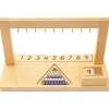 Stand de madera para escalera de perlas 1-9 - Montessori