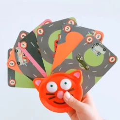 Sujeta-cartas gato - Djeco
