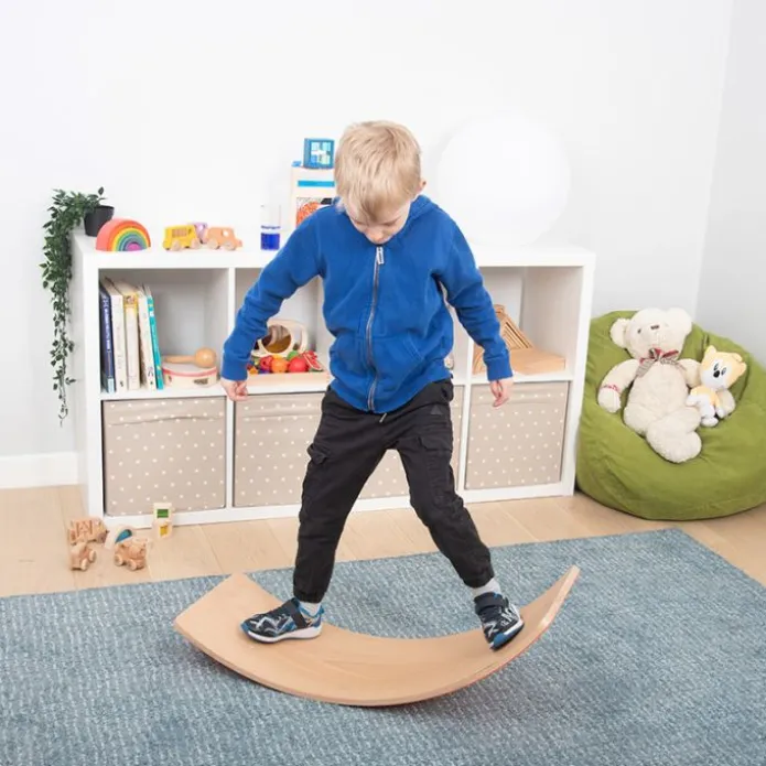 Tabla curva de equilibrio de madera de haya con fieltro - TickiT