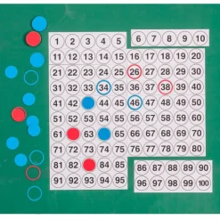 Tabla del 100 magnética con fichas - Wissner