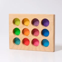 Tabla de madera de clasificación colores arcoíris - Grimm's