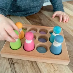 Tabla de madera de clasificación colores pastel - Grimm's