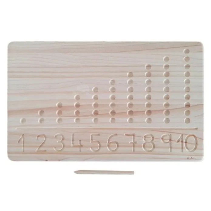 Tabla de madera para seguimiento numeral - Ösbru