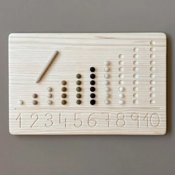 Tabla de madera para seguimiento numeral - Ösbru