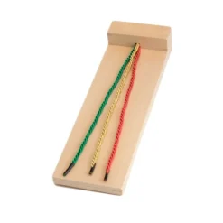 Tabla de madera para trenzar - Montessori