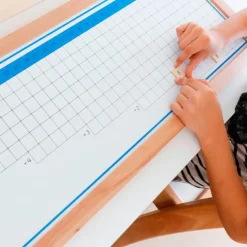 Tablas de dedos y control de divisiones enmarcadas - Montessori