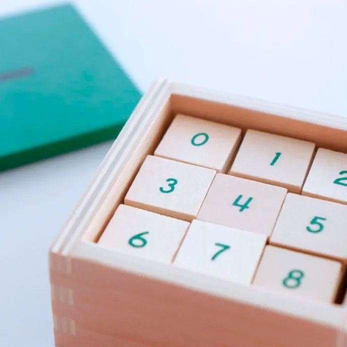 Tablas de dedos y control de restas enmarcadas - Montessori