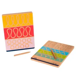 Tablas de madera para grafomotricidad reversibles Educate (2) - Small Foot