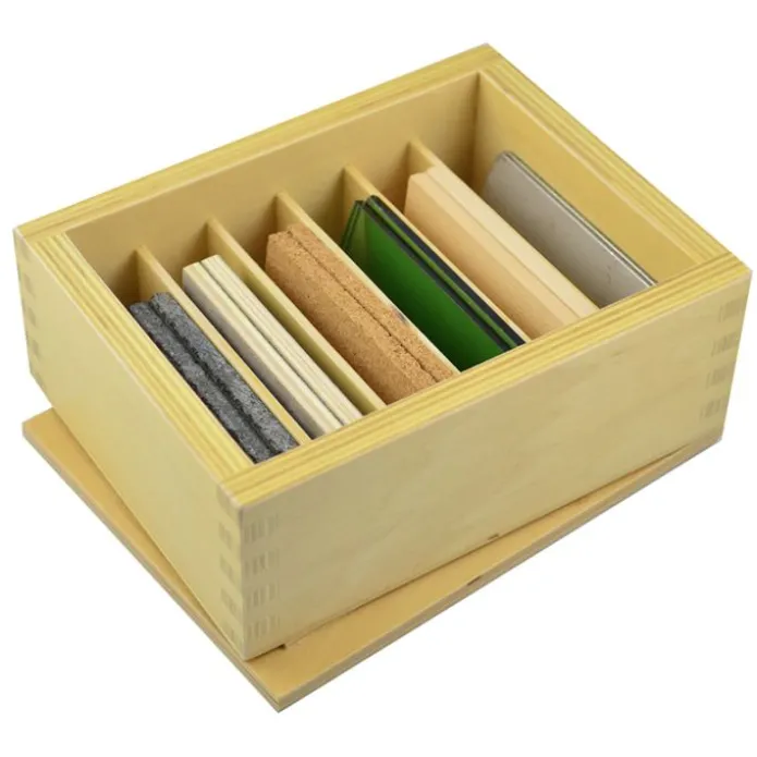 Tablas térmicas en caja de madera - Montessori