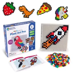 Tablero con cubos de espuma Pixel Art STEAM - Learning Resources