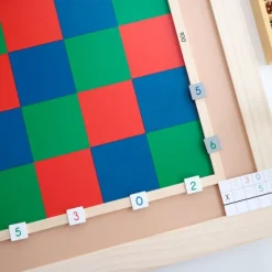 Tablero de ajedrez para multiplicar - Montessori