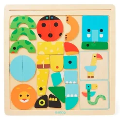 Tablero de madera magnético GéoBasic Animales - Djeco