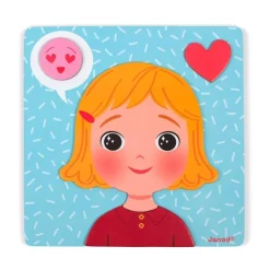 Tablero de madera magnético Las emociones - Janod