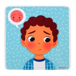 Tablero de madera magnético Las emociones - Janod