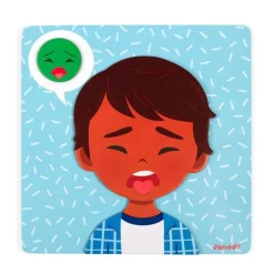 Tablero de madera magnético Las emociones - Janod