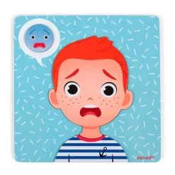 Tablero de madera magnético Las emociones - Janod