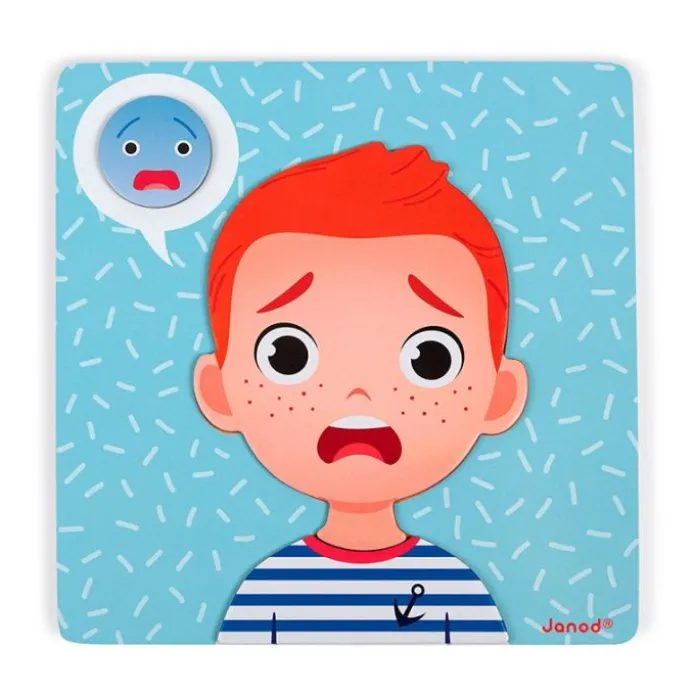Tablero de madera magnético Las emociones - Janod