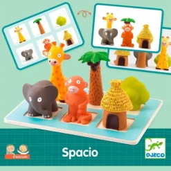 Tablero de madera orientación espacial Eduludo Spacio - Djeco