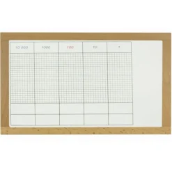 Tablero de madera para juego del punto - Montessori