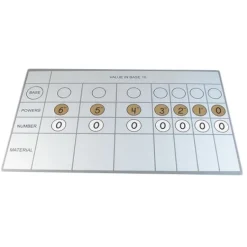 Tablero para material multibase - Montessori