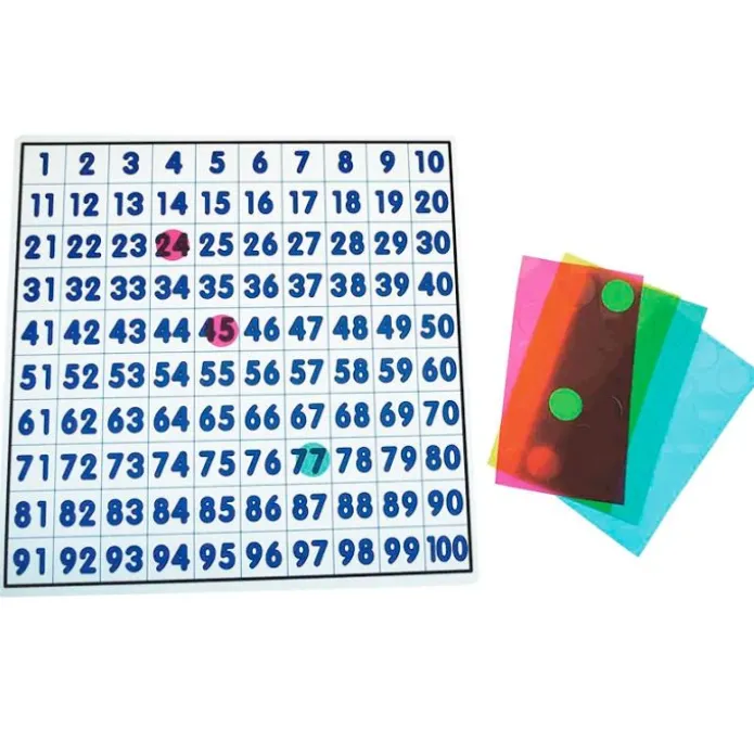 Tablero translúcido con Juego de 100 Light & Learn - HenBea