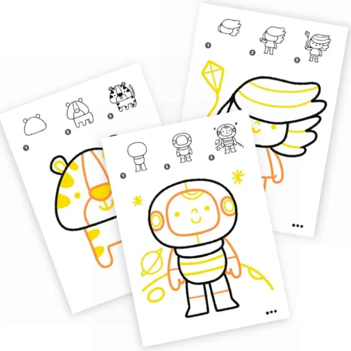 Tableta de dibujo paso a paso con luz Dessineo - Jumbo Goula