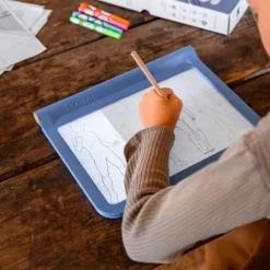 Tableta de luz portátil doble cara Kidydraw Pro azul Manga - Kidywolf