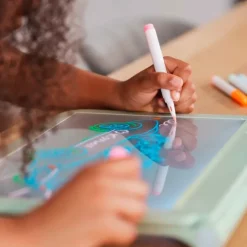 Tableta de luz portátil doble cara Kidydraw Pro verde - Kidywolf