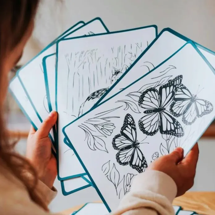 Tableta o pizarra de dibujo con luz Kidydraw Pad Animales - Kidywolf