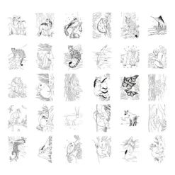 Tableta o pizarra de dibujo con luz Kidydraw Pad Animales - Kidywolf