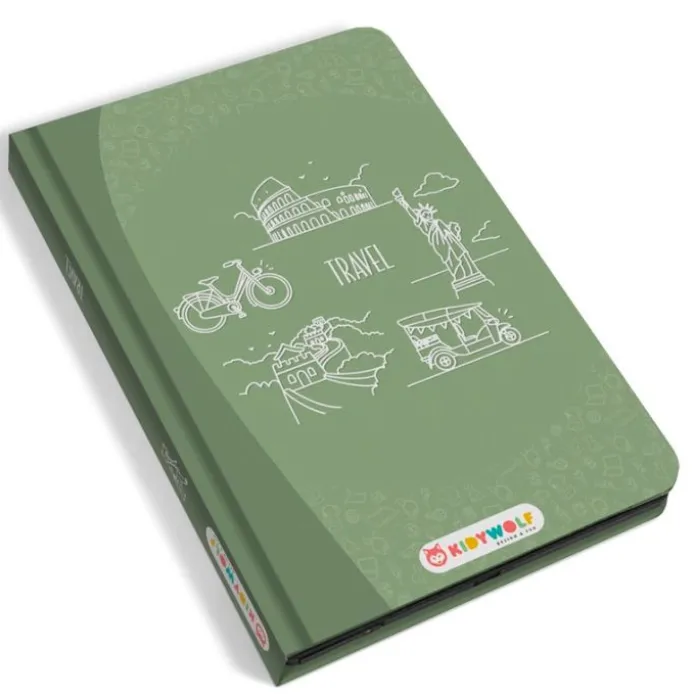 Tableta o pizarra de dibujo y escritura portátil Kidydraw Mini Viajes - Kidywolf