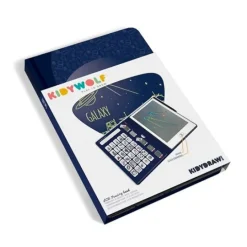 Tableta o pizarra de dibujo y escritura portátil Kidydraw Mini Galaxia - Kidywolf