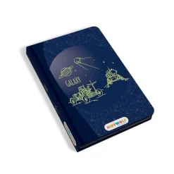 Tableta o pizarra de dibujo y escritura portátil Kidydraw Mini Galaxia - Kidywolf