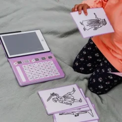 Tableta o pizarra de dibujo y escritura portátil Kidydraw Mini Princesas - Kidywolf