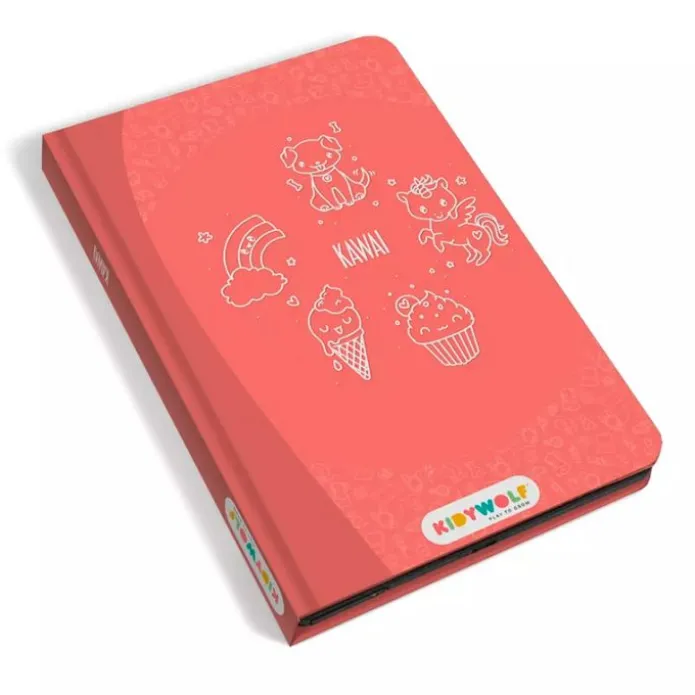 Tableta o pizarra de dibujo y escritura portátil Kidydraw Mini Kawai - Kidywolf