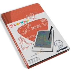 Tableta o pizarra de dibujo y escritura portátil Kidydraw Mini Dinosaurios - Kidywolf