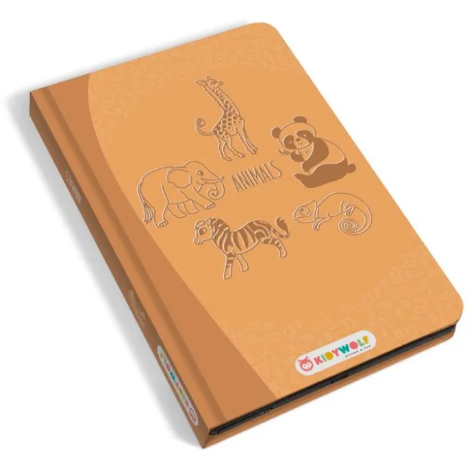 Tableta o pizarra de dibujo y escritura portátil Kidydraw Mini Animales - Kidywolf