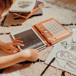 Tableta o pizarra de dibujo y escritura portátil Kidydraw Mini Animales - Kidywolf