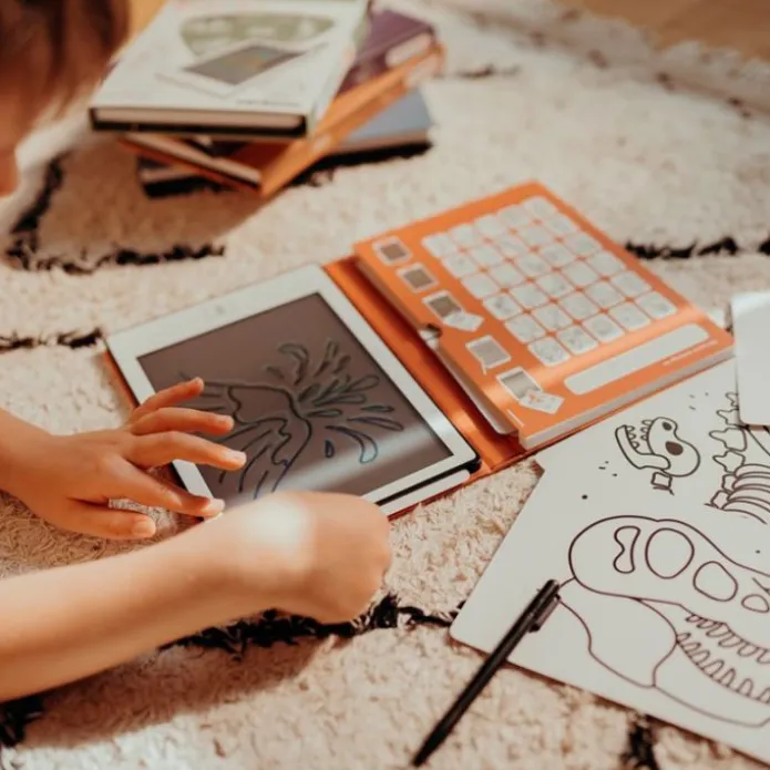 Tableta o pizarra de dibujo y escritura portátil Kidydraw Mini Animales - Kidywolf
