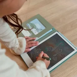 Tableta o pizarra de dibujo y escritura portátil Safari Friends - Little Dutch
