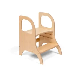 Taburete de aprendizaje de madera con altura ajustable MIIMO - Ette Tete