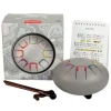 Tambor baby plateado con 8 lengüetas metálicas - Tambú