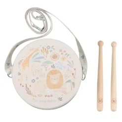 Tambor de madera Safari Friends - Little Dutch