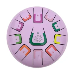 Tambor violeta con 11 lengüetas metálicas - Tambú