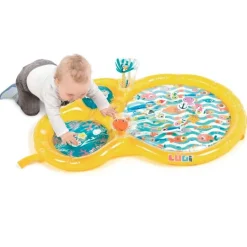Tapete sensorial de agua inflable animales marinos - Ludi