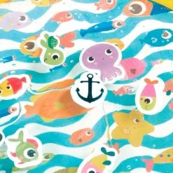 Tapete sensorial de agua inflable animales marinos - Ludi