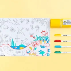 Tapete silicona reutilizable para colorear Jardín - Scribble Mat